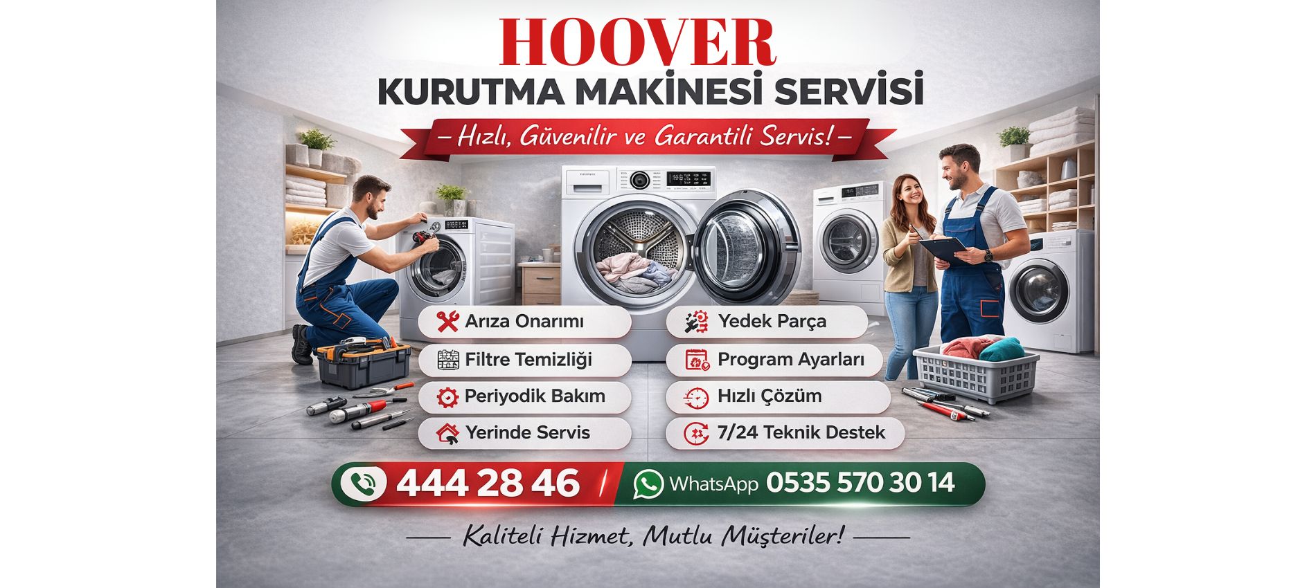 Hoover Kurutma Makinesi Servisi